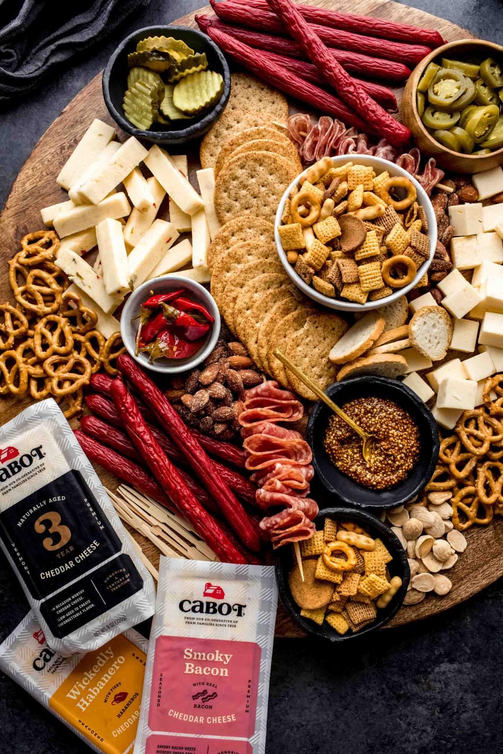 Spicy Charcuterie Board (Game Day Cheese Board)