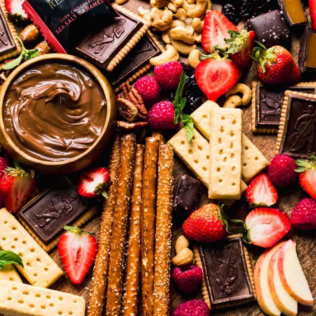 Chocolate Charcuterie Board (Dessert Board Ideas)