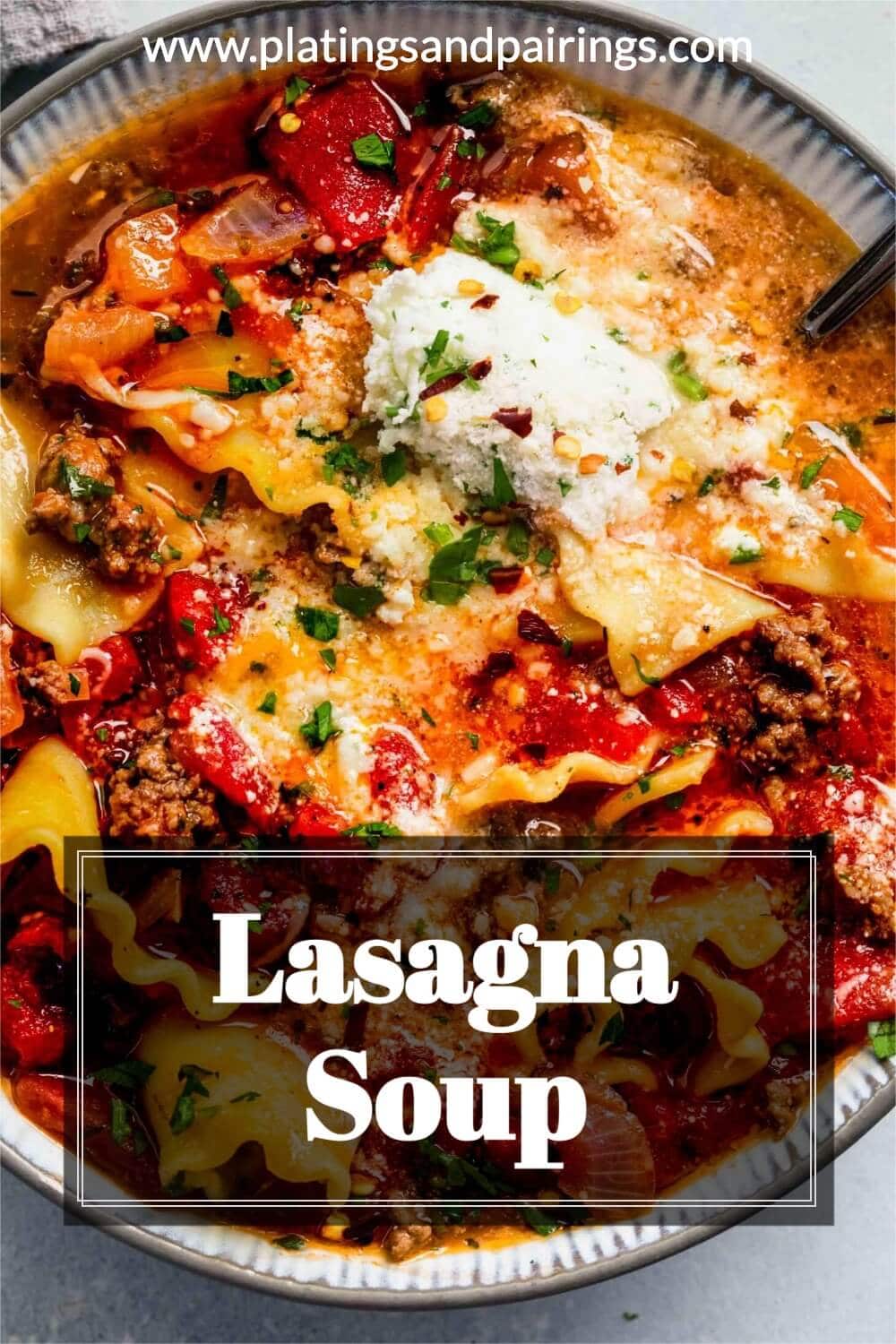 Lasagna Soup STORY