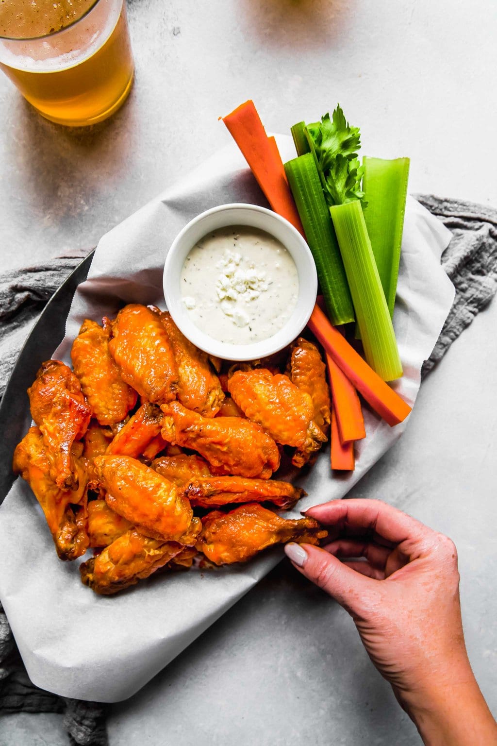 Air Fryer Buffalo Wings (Extra Crispy!!)