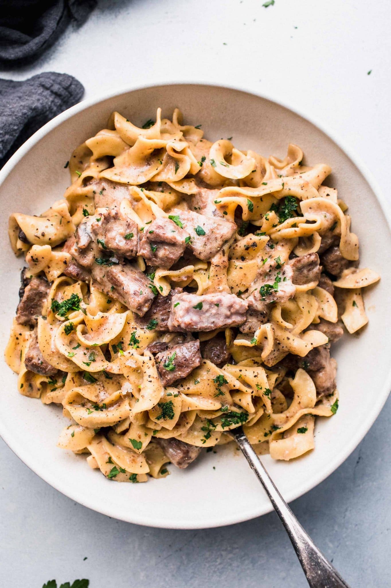 Classic Beef Stroganoff Recipe (Comforting + Delicious)