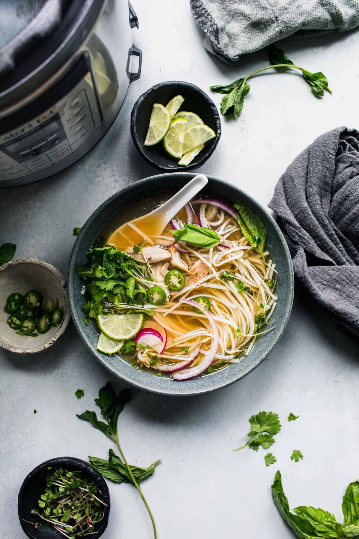 Instant Pot Chicken Pho (Vietnamese Pho Ga Recipe)