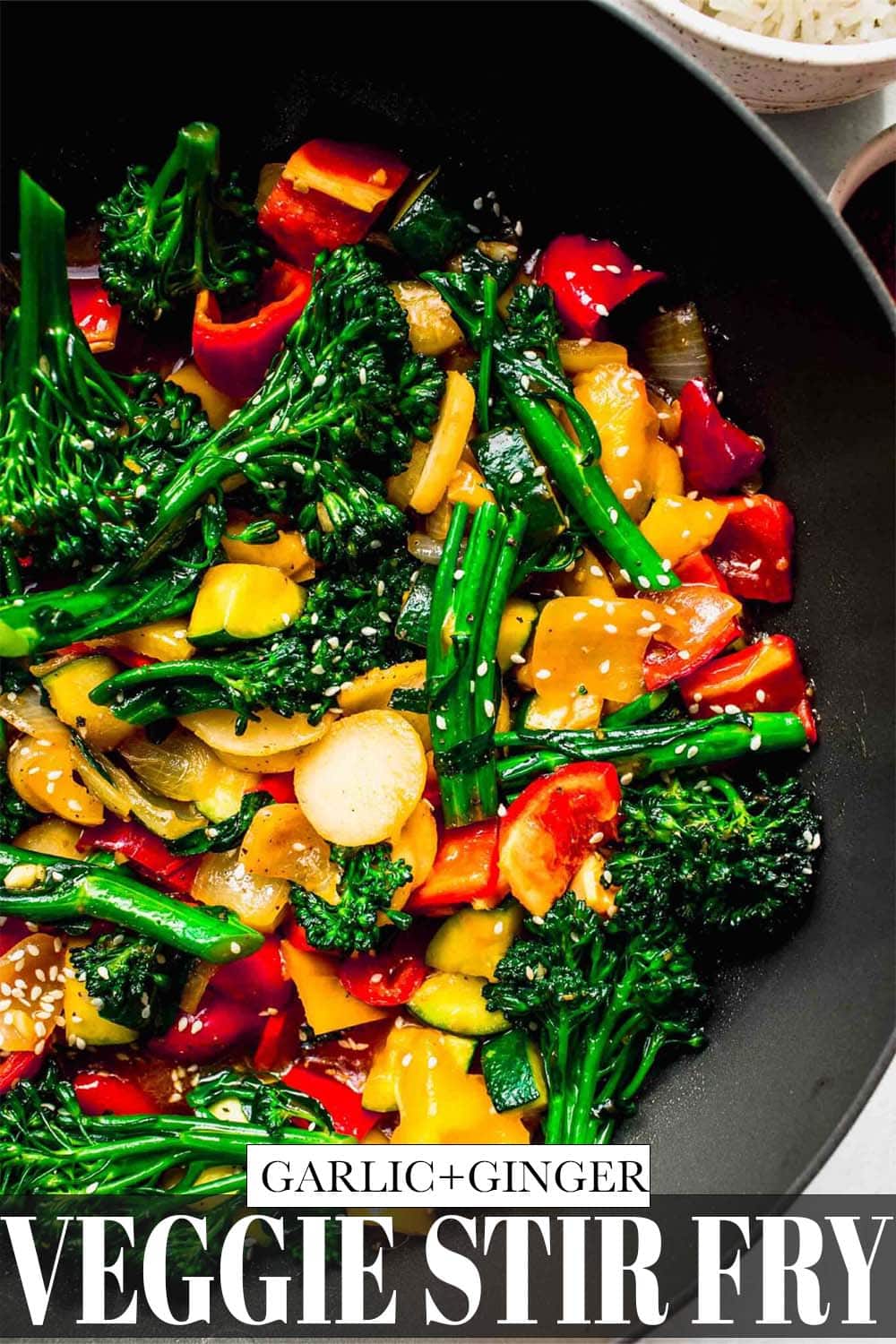 Asian Vegetable Stir Fry (with Ginger & Garlic)