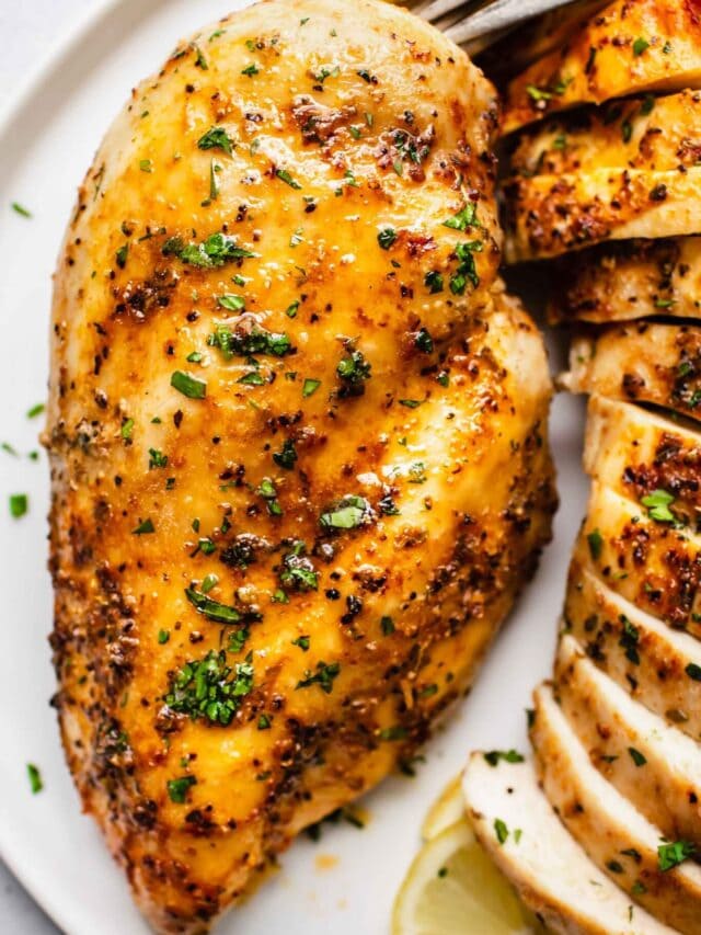 Juicy Oven Baked Chicken Breasts - Platings + Pairings