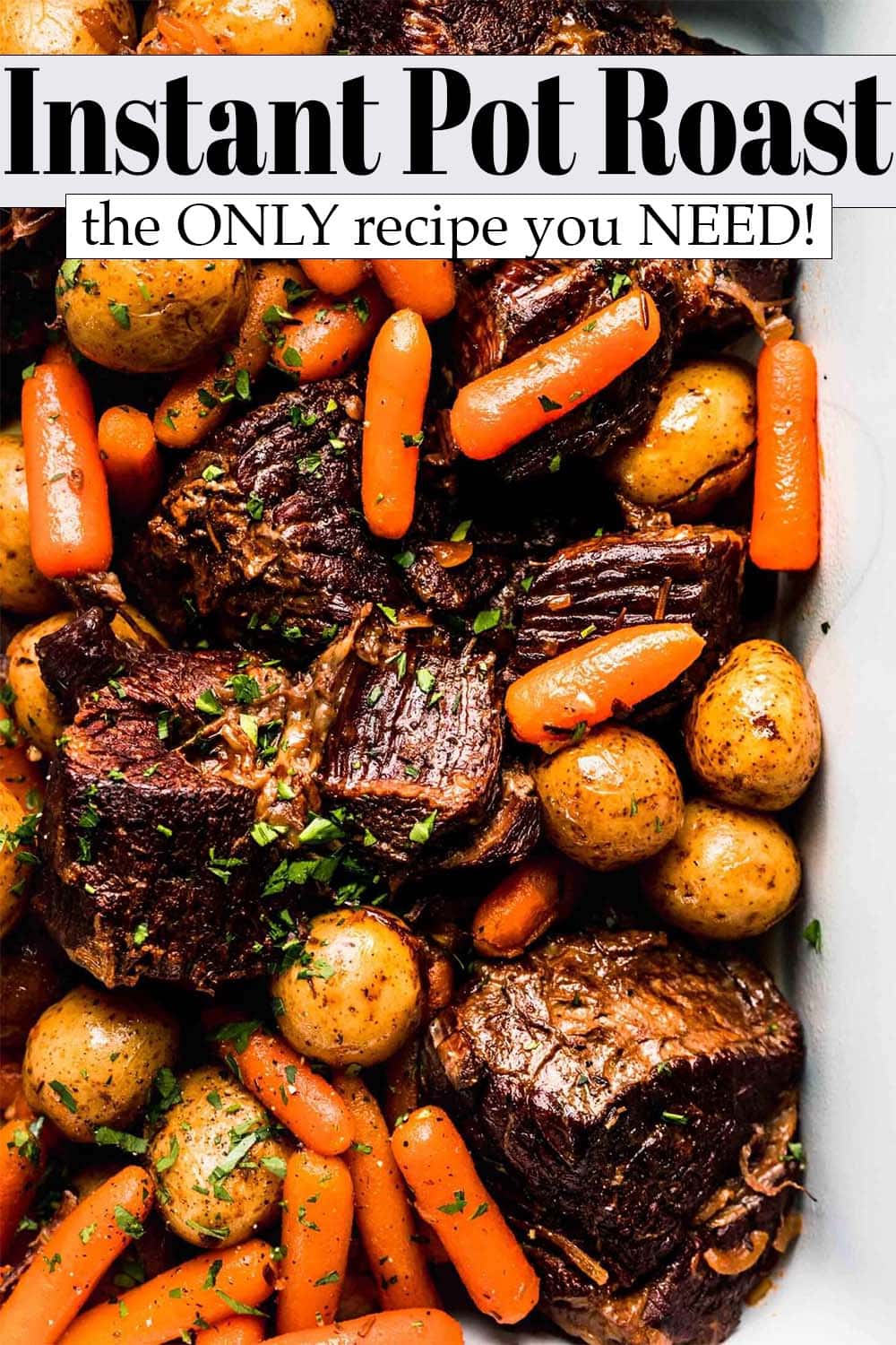 Instant Pot Pot Roast with Red Wine (Chuck Roast)