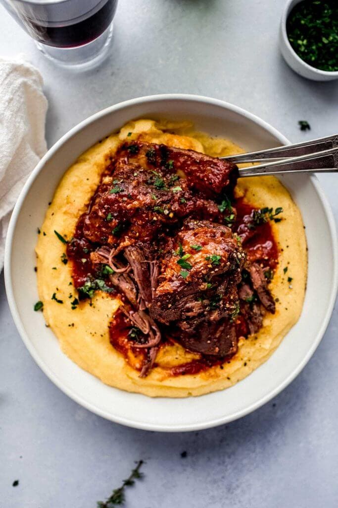 Red Wine Braised Short Ribs Recipe Platings + Pairings