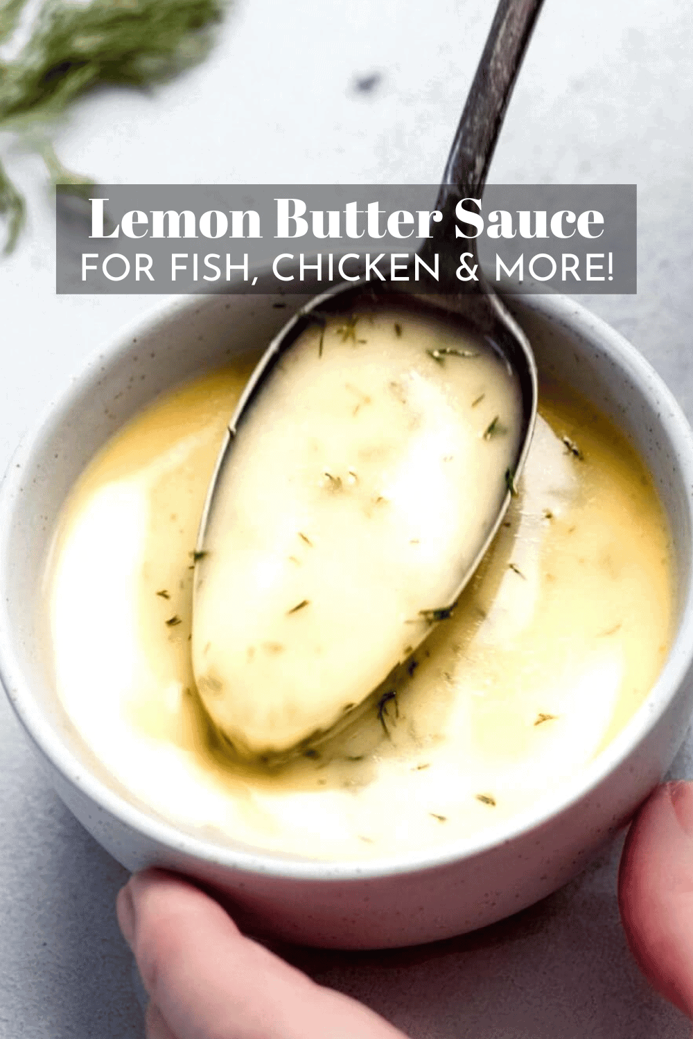 Easy Lemon Dill Sauce (for Fish, Chicken & More)