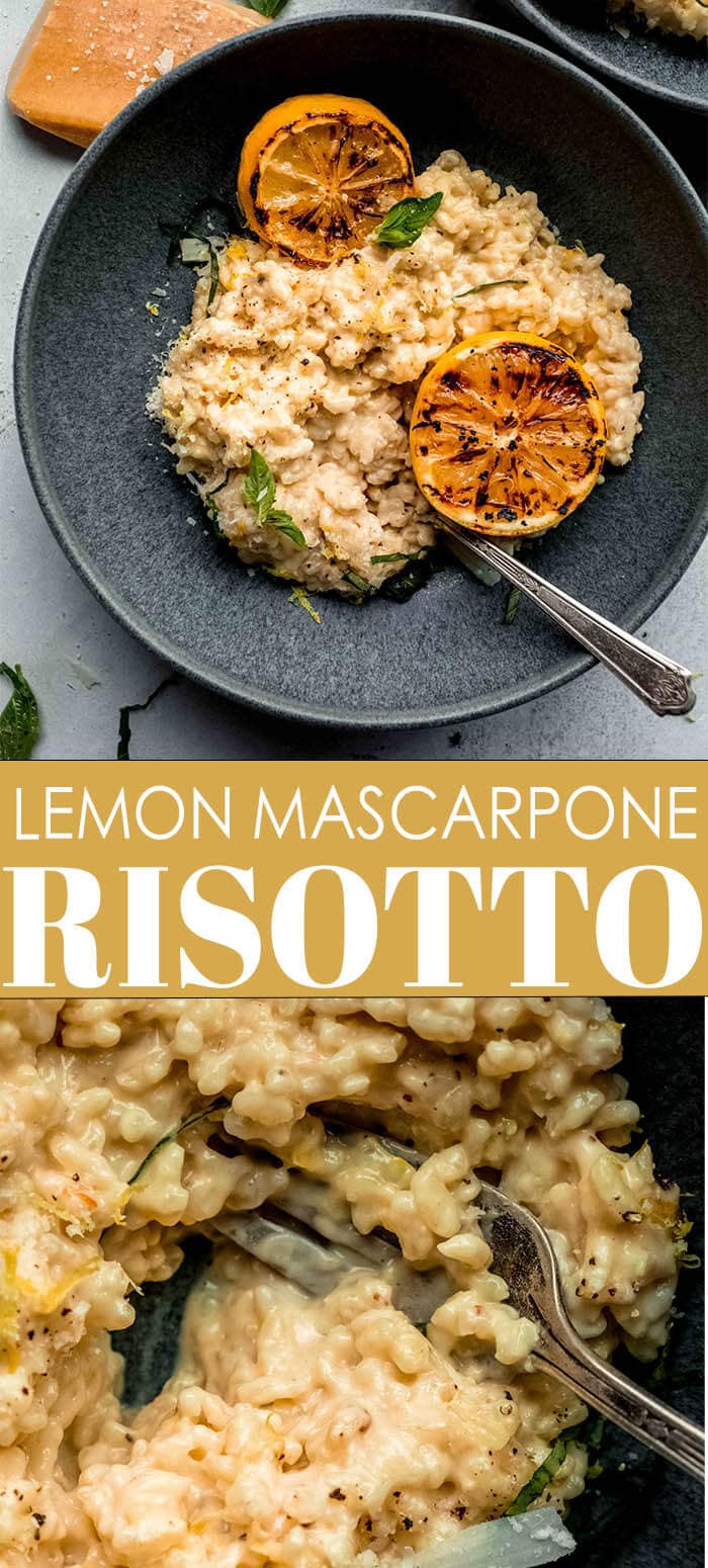 Lemon Risotto Recipe with Mascarpone Cheese | Platings + Pairings