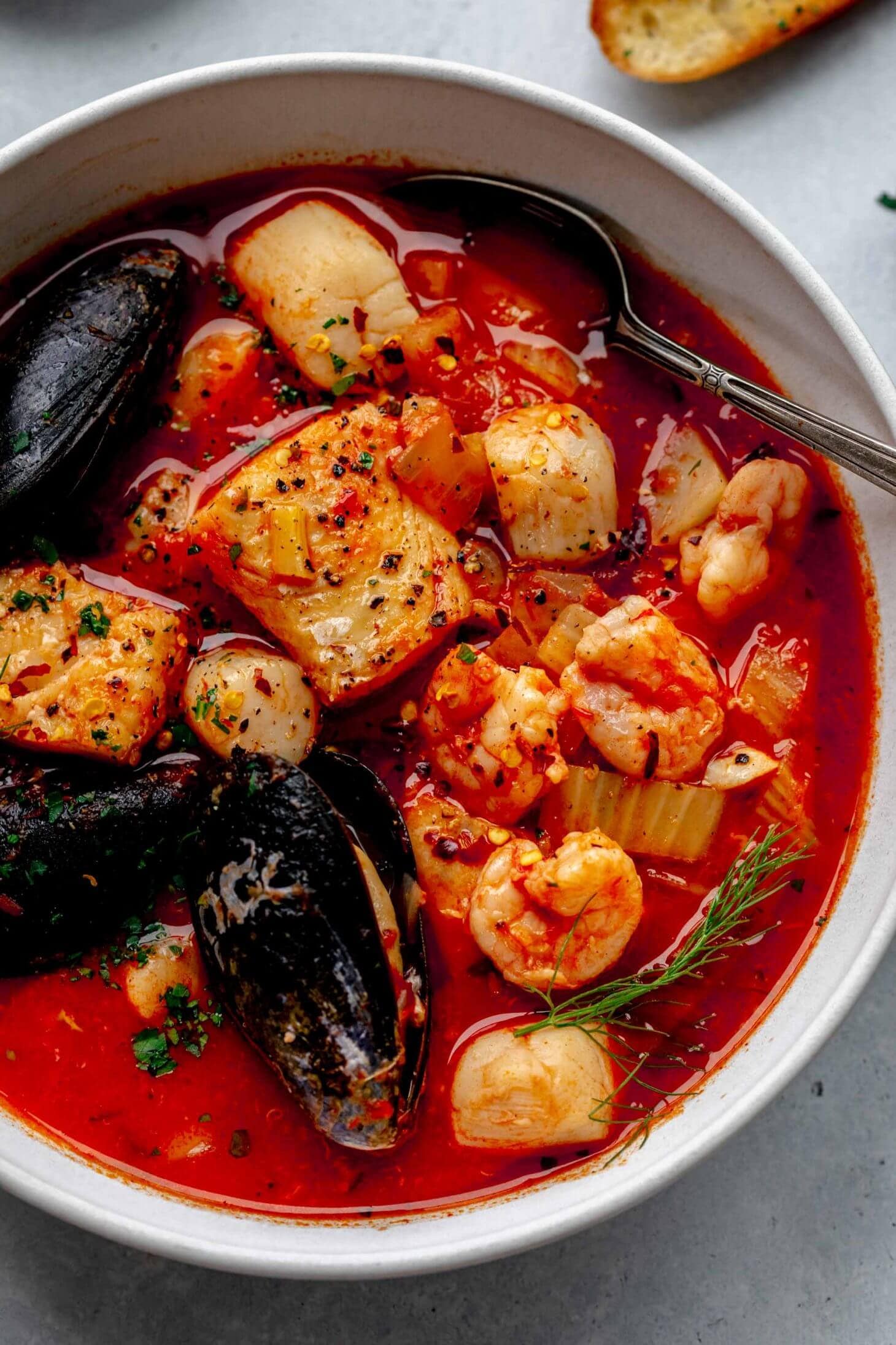 Cioppino (Italian Seafood Stew) | Platings + Pairings