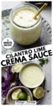Cilantro Lime Crema