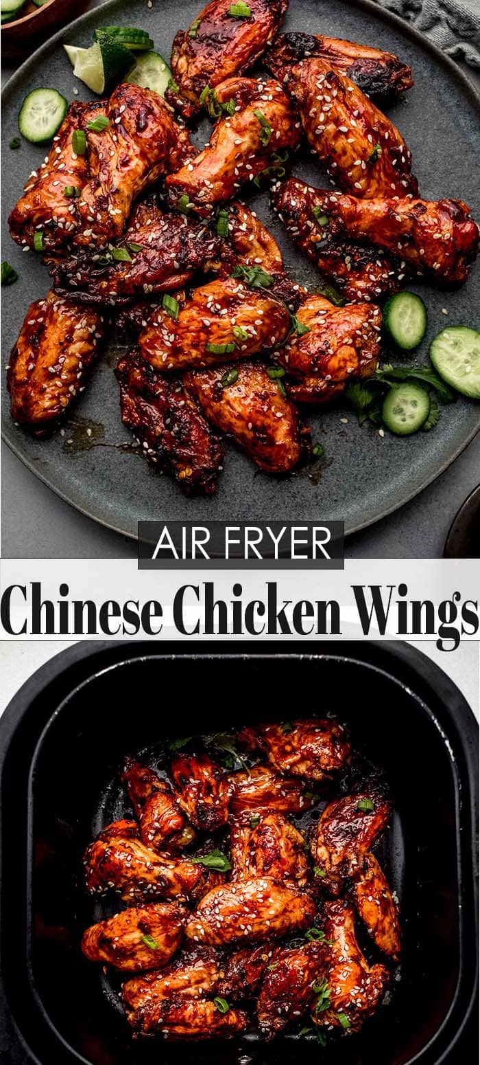 Air Fryer Chinese Chicken Wings (Easy + Crispy) Platings + Pairings