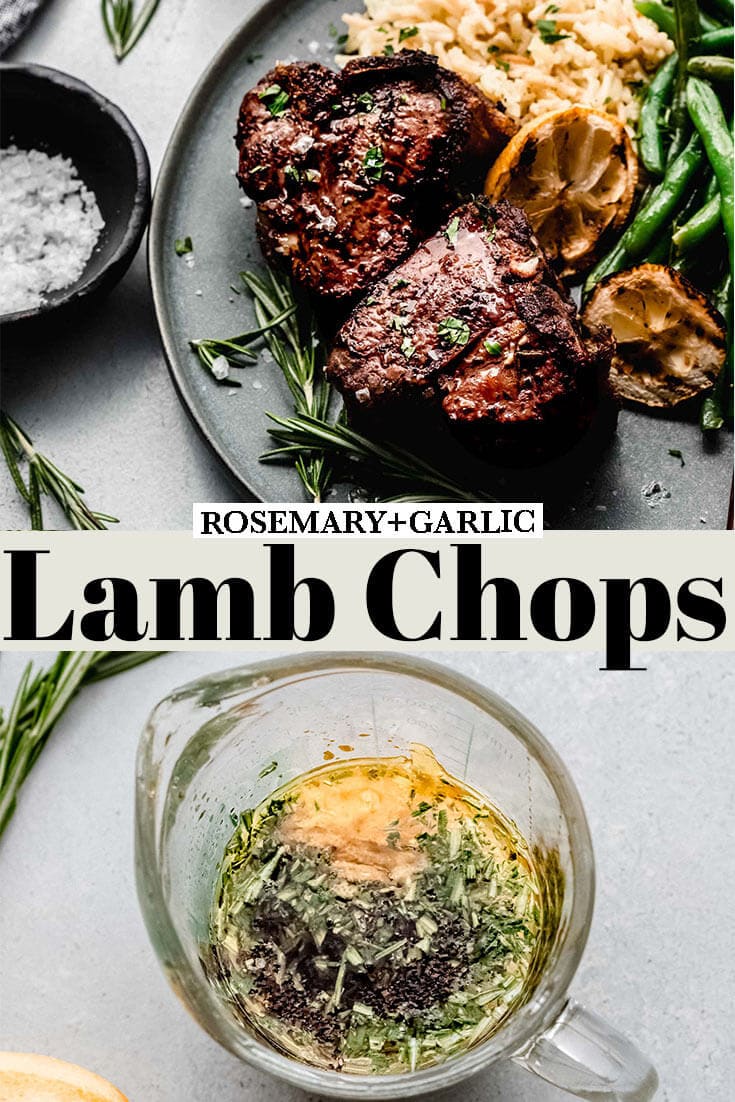 Rosemary Garlic Grilled Lamb Chops