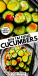 Din Tai Fung Cucumber Salad