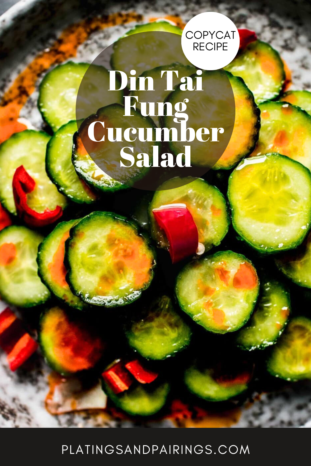 Din Tai Fung Cucumber Salad Recipe Platings + Pairings