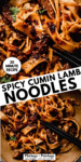 Easy Cumin Lamb Noodles Recipe