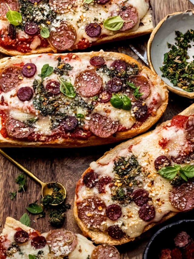 How to Make French Bread Pizza Platings + Pairings