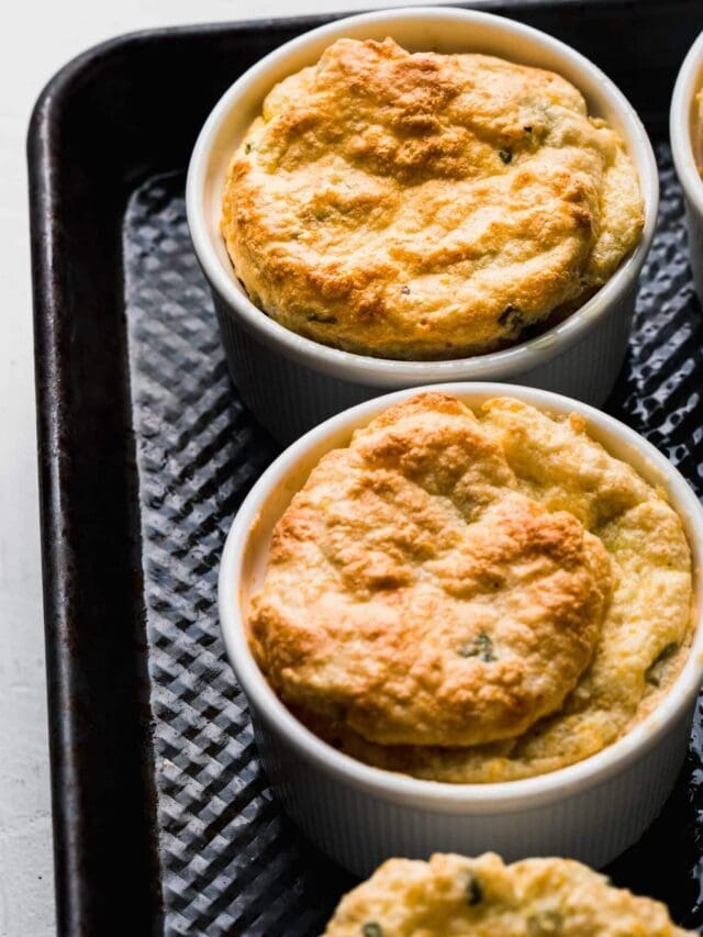 Cheese and Scallion Spoon Bread