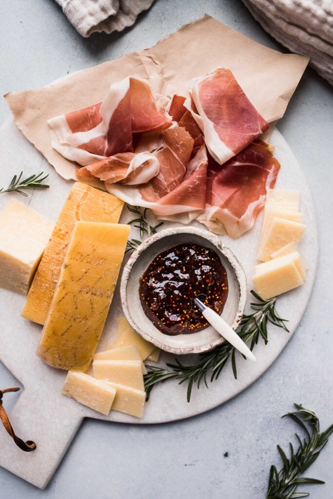 Prosciutto di Parma Wrapped Grana Padano Platings + Pairings