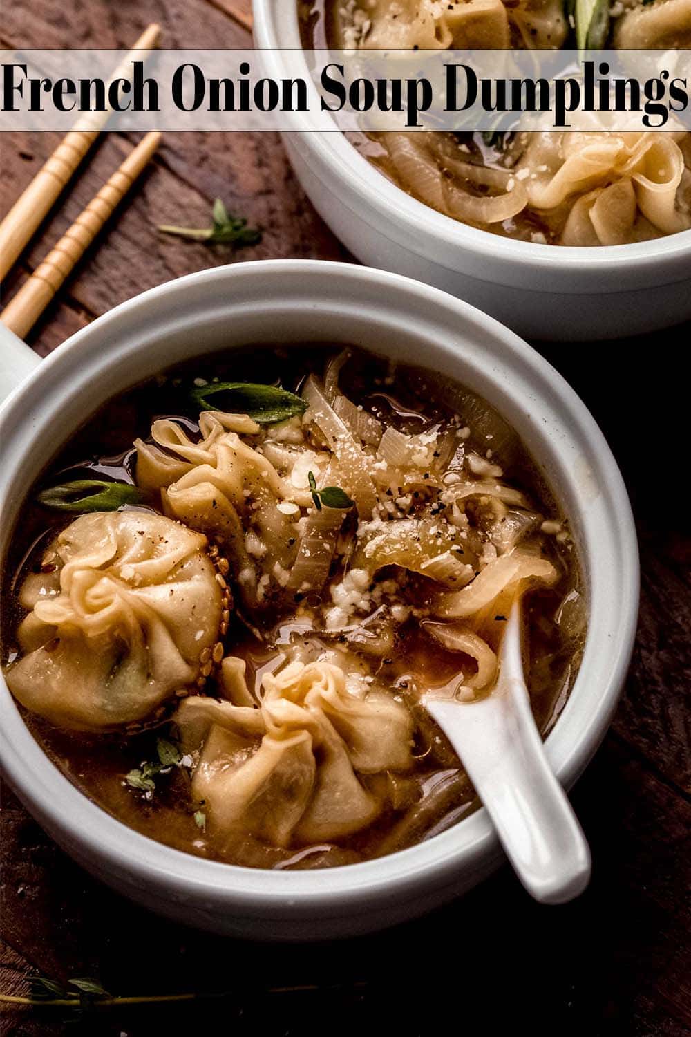 French Onion Soup Dumplings