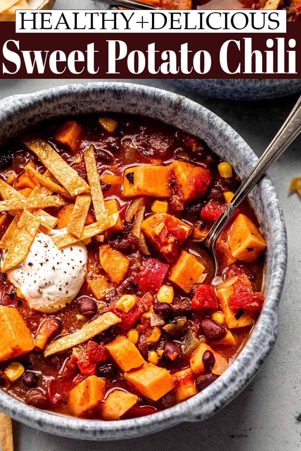 Black Bean Sweet Potato Chili Recipe (Healthy + Easy)