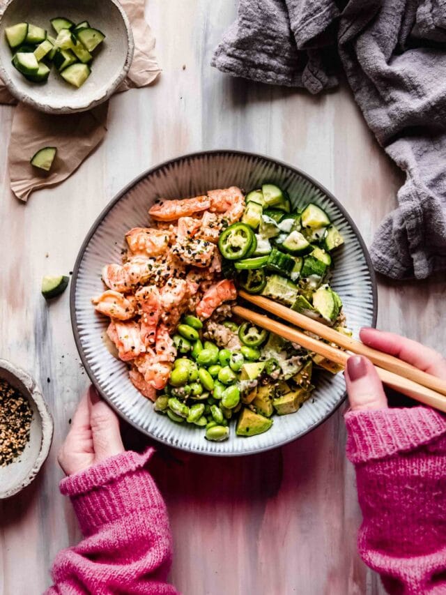Shrimp Sushi Bowls