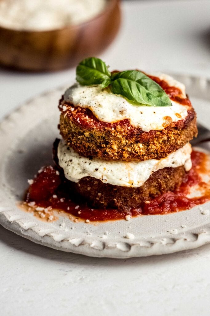 Easy Air Fryer Eggplant Parmesan (The BEST Recipe) Platings + Pairings