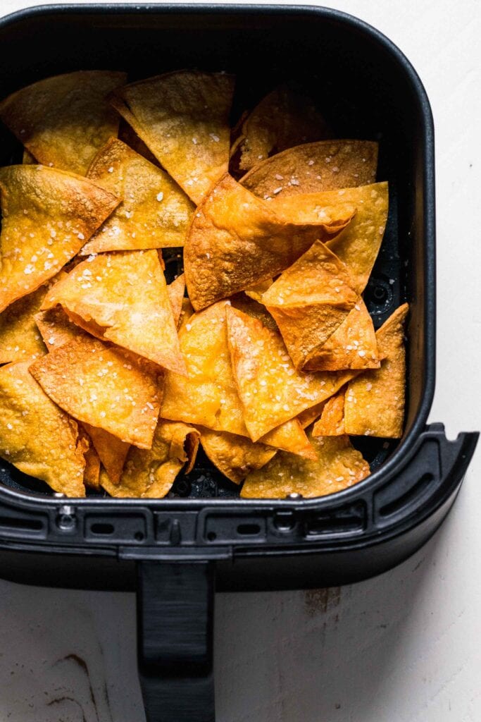 EASY Air Fryer Flour Tortilla Chips (or Corn!!!)
