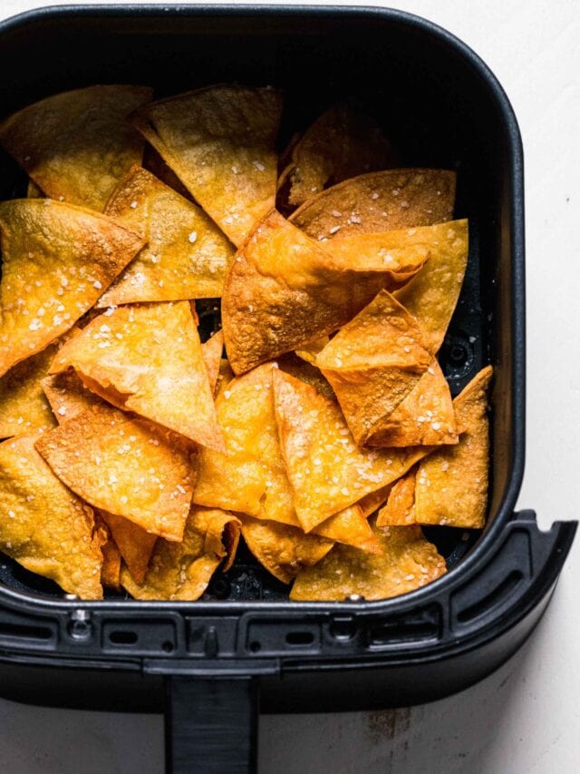 Air Fryer Tortilla Chips Platings + Pairings