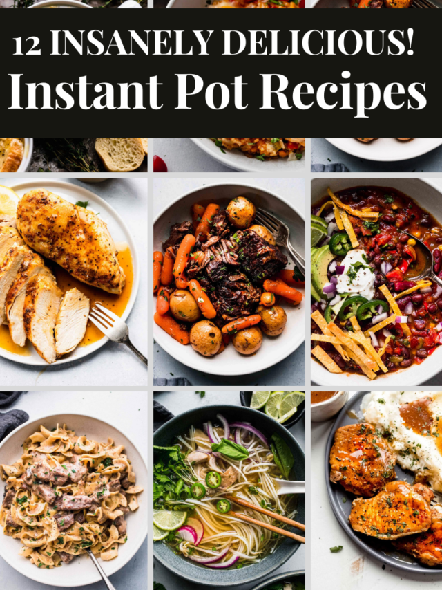 12 Insanely Delicious Instant Pot Recipes - Platings + Pairings