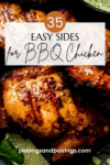 Cover image with text of sides for bbq chicken.