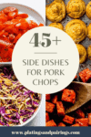 Collage of sides for pork with text overlay.