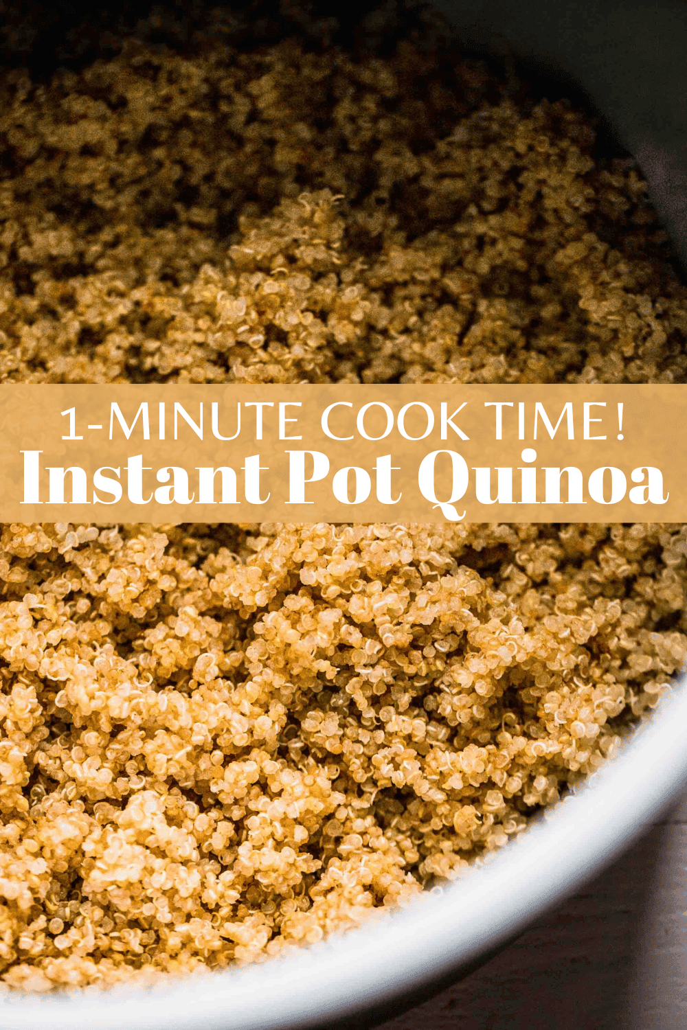 Pressure Cooker Quinoa (Instant Pot Method) - Foolproof Living