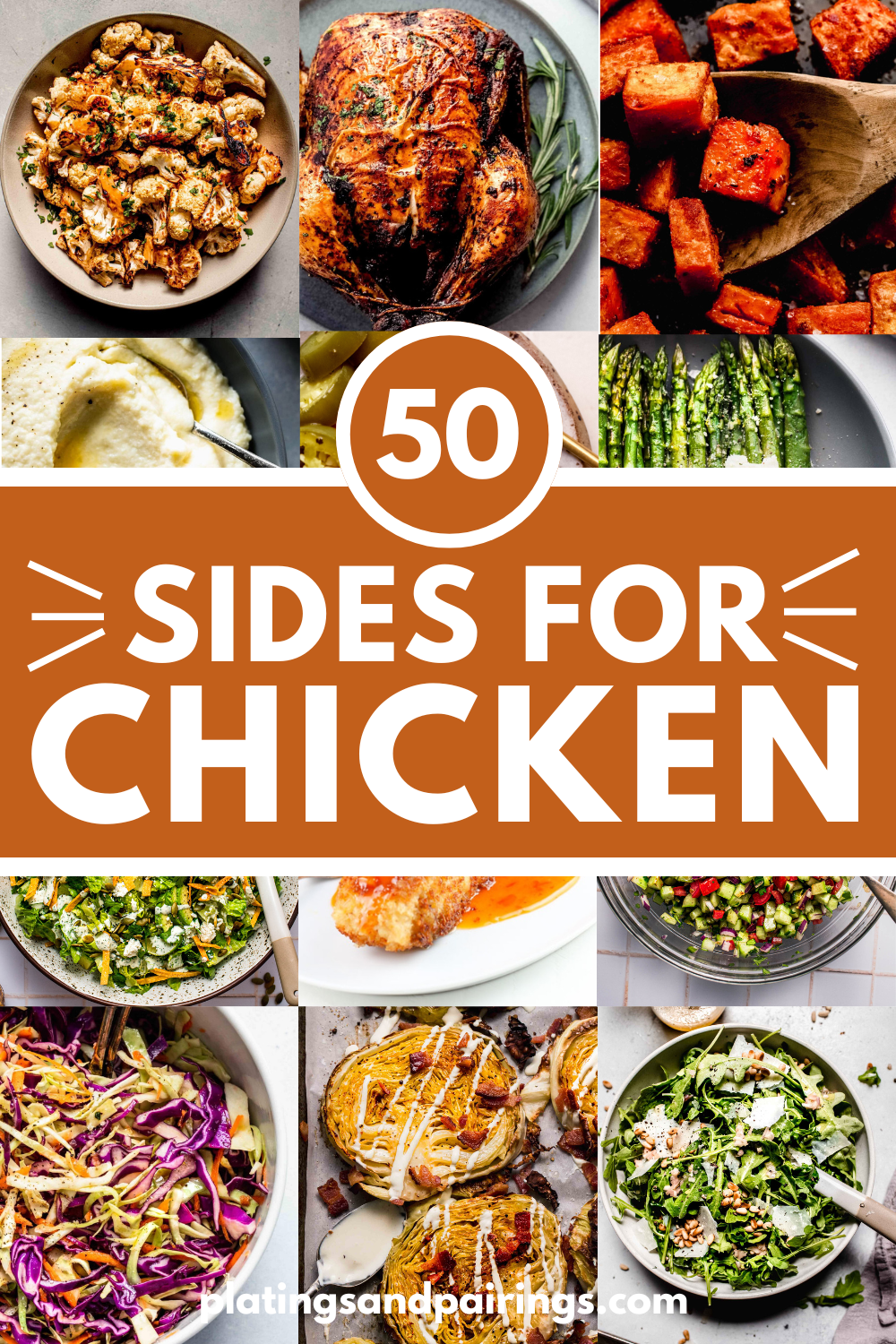 50+ BEST Side Dishes for Chicken