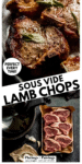 Sous Vide Lamb Loin Chops