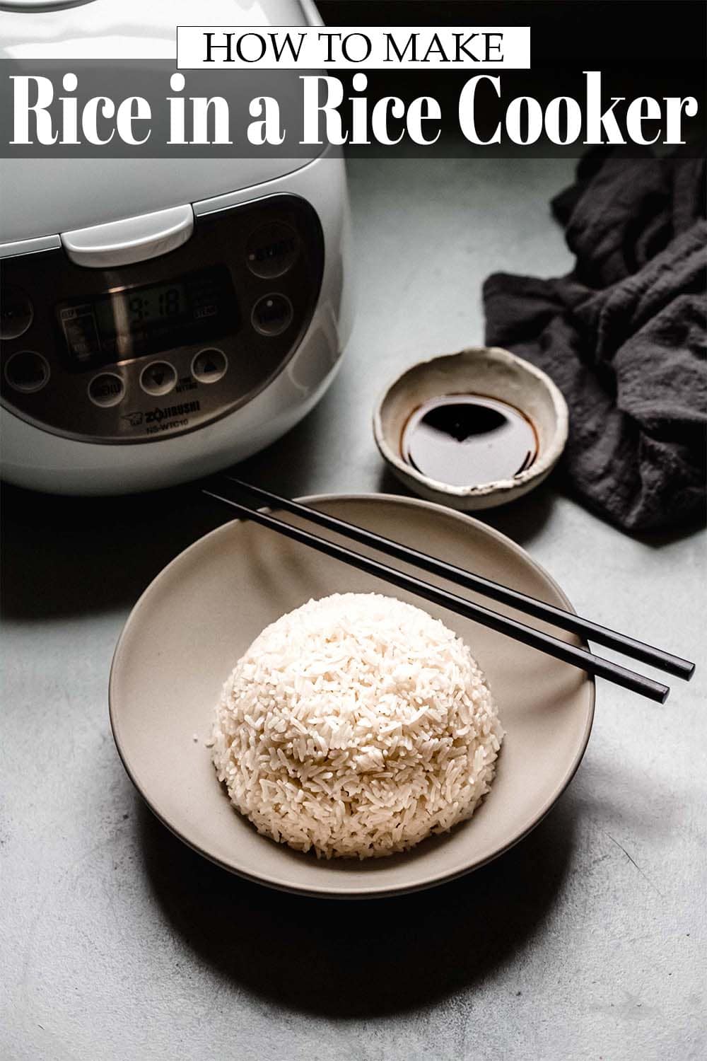 Rice Cooker Rice Platings + Pairings