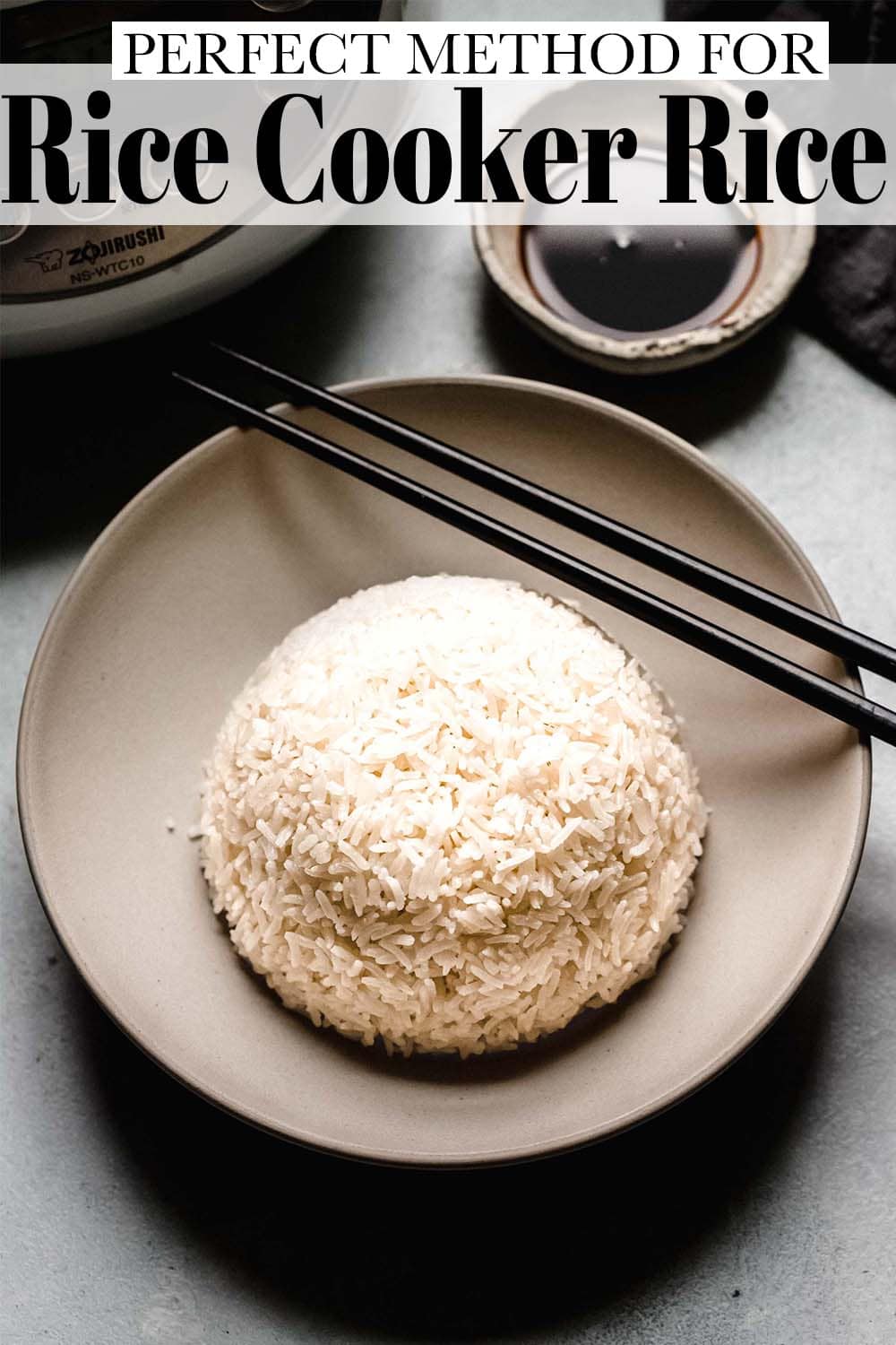 Rice Cooker Rice Platings + Pairings