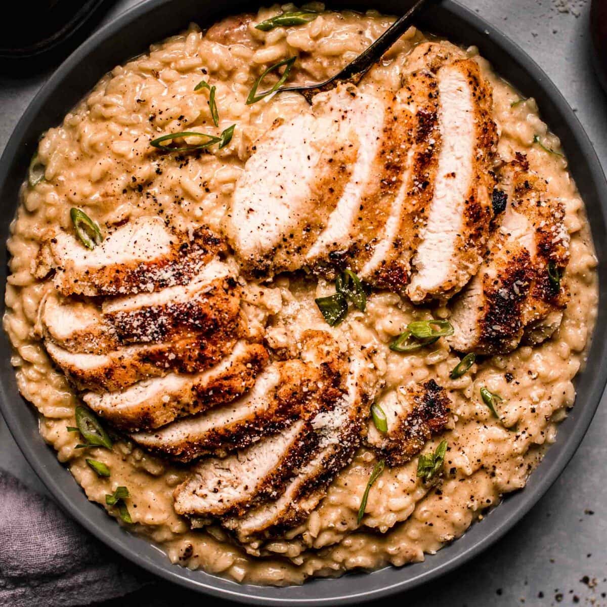 Creamy Chicken Risotto Recipe (Simple & Easy!!!)