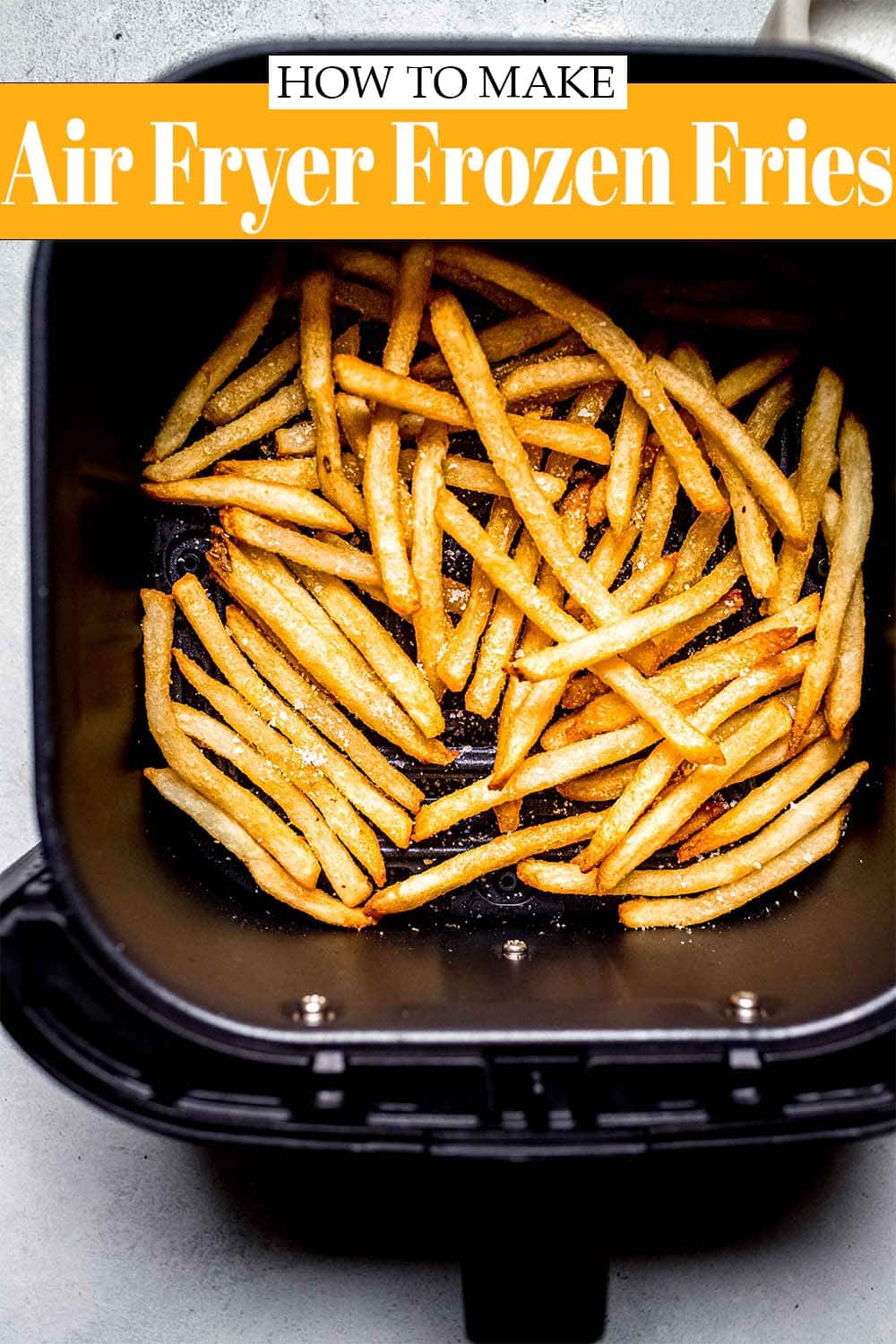 Air Fryer Frozen Shoestring Fries (So Crispy!!!)