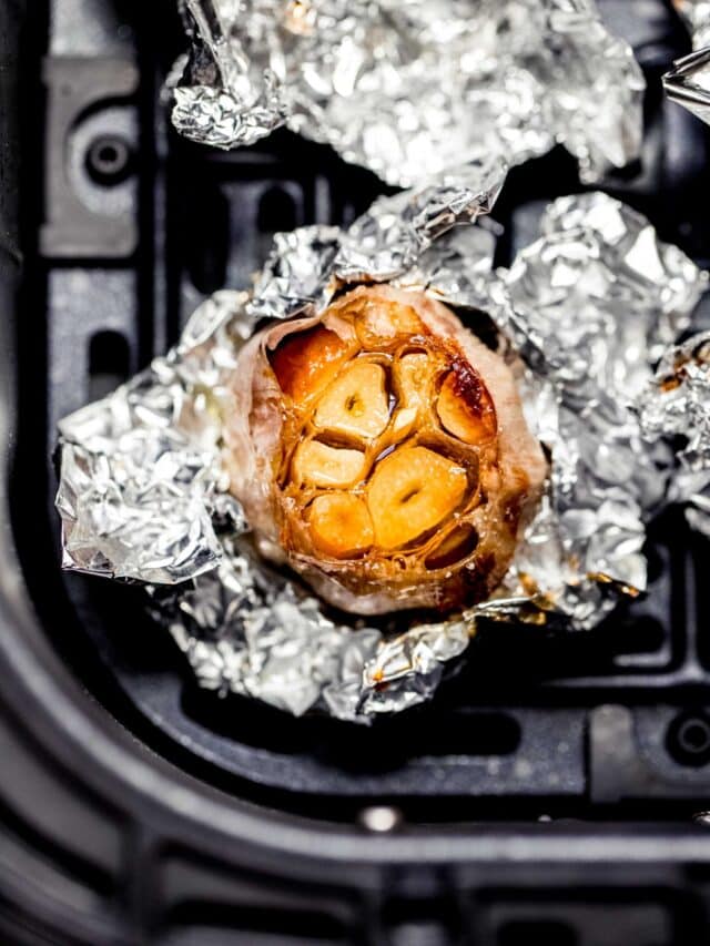 Roasted Garlic in the Air Fryer