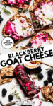 Blackberry goat cheese pinterest image.