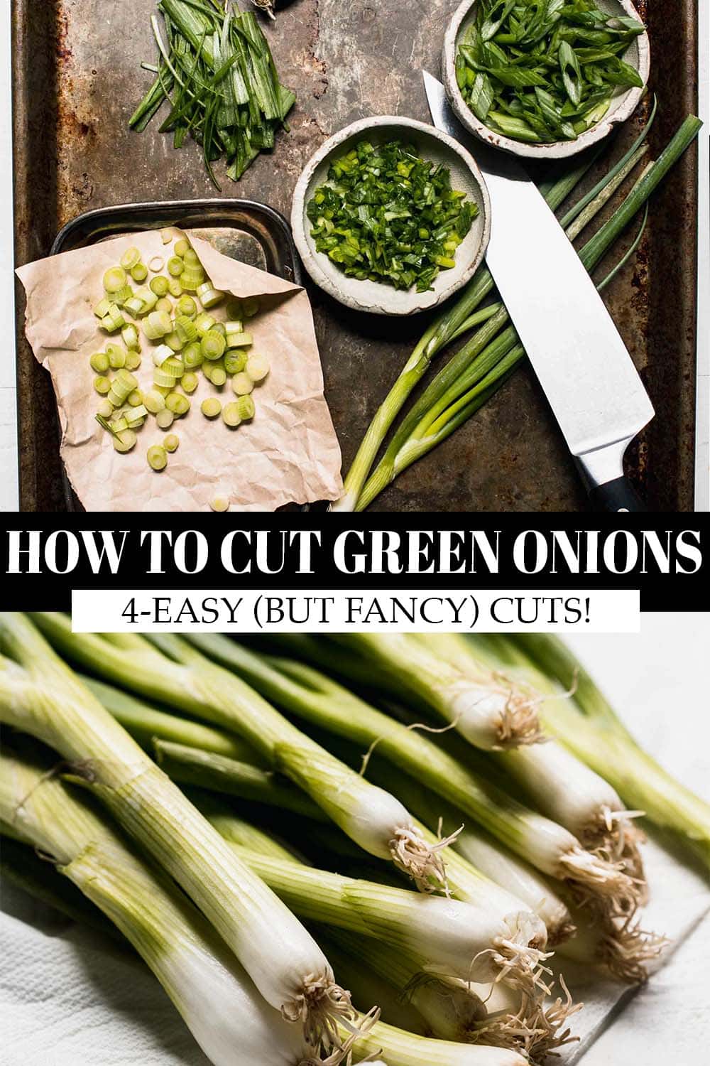 How to Cut Green Onions (4 Easy Ways!) Platings + Pairings