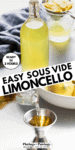 Sous vide limoncello pinterest image.