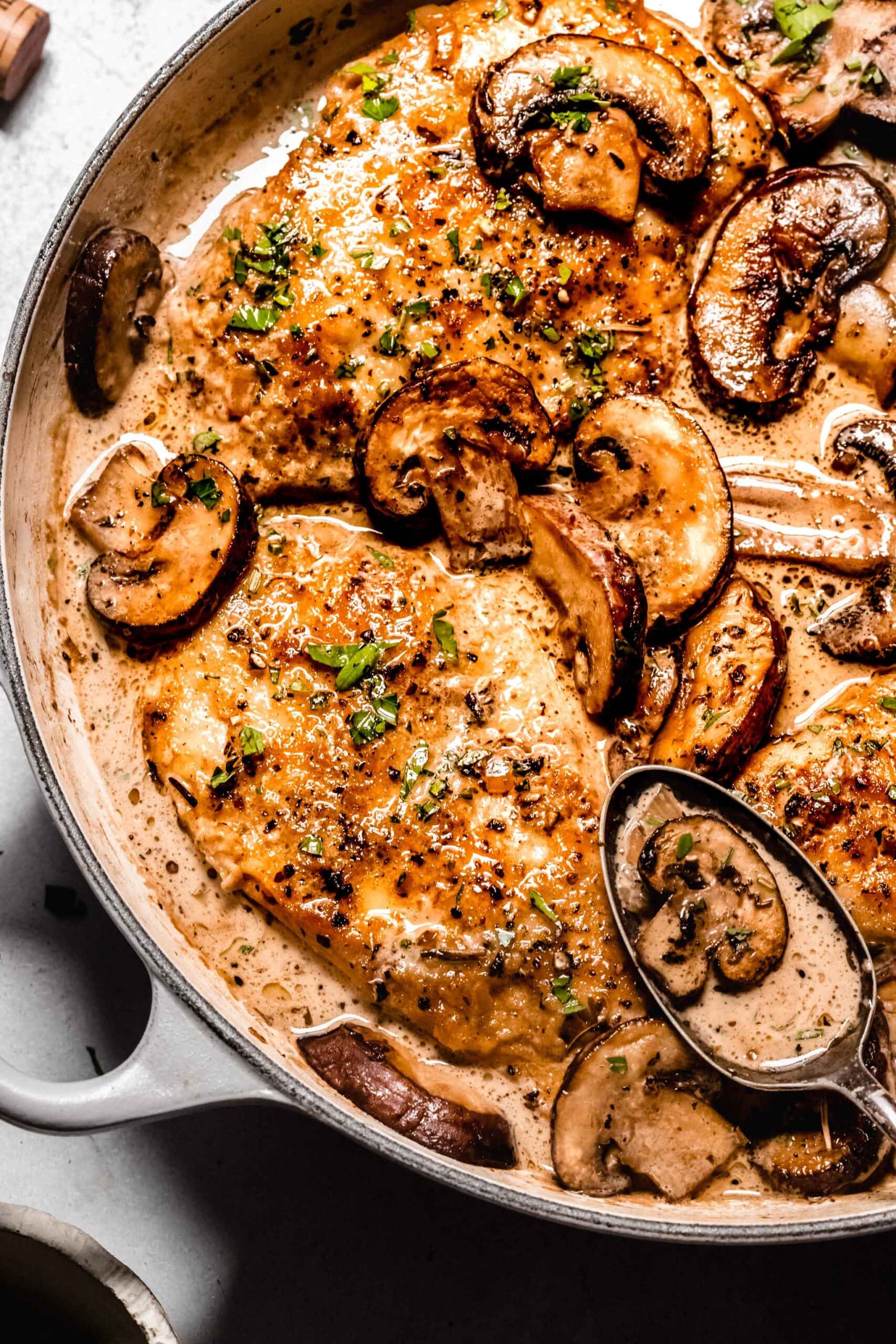 Creamy Mushroom Chicken (Easy 30-Minute Recipe) - Platings + Pairings