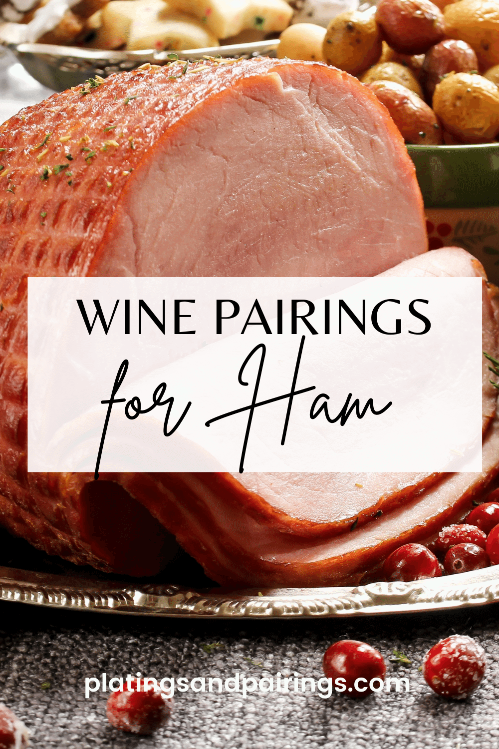 PICTURE OF HAM WITH TEXT OVERLAY.