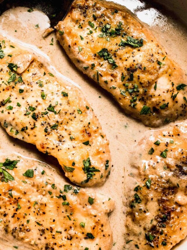 Chicken In Garlicky White Wine Sauce Platings + Pairings