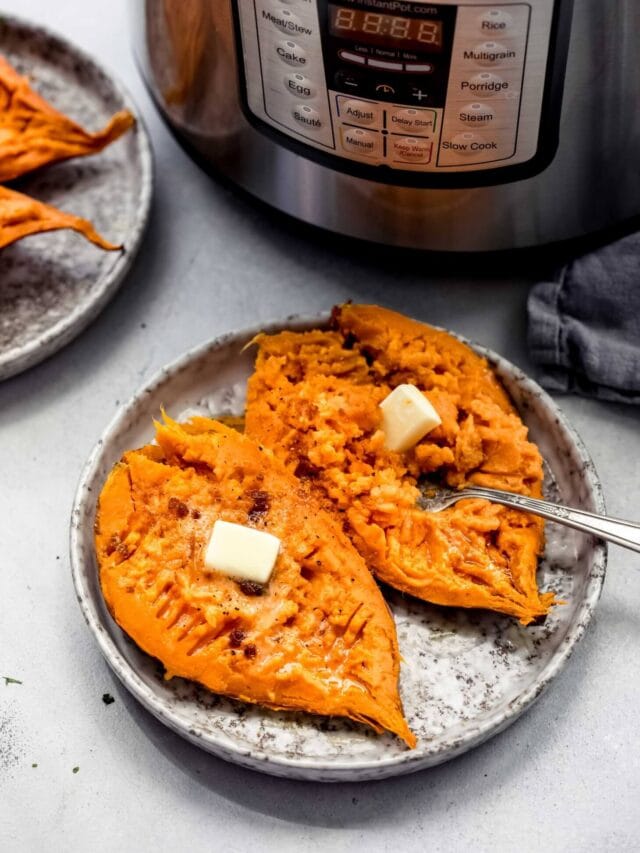 Fluffy and Creamy Instant Pot Sweet Potatoes Platings + Pairings