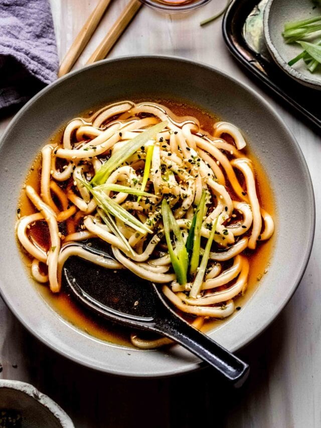 5 Minute Udon Soup Platings + Pairings