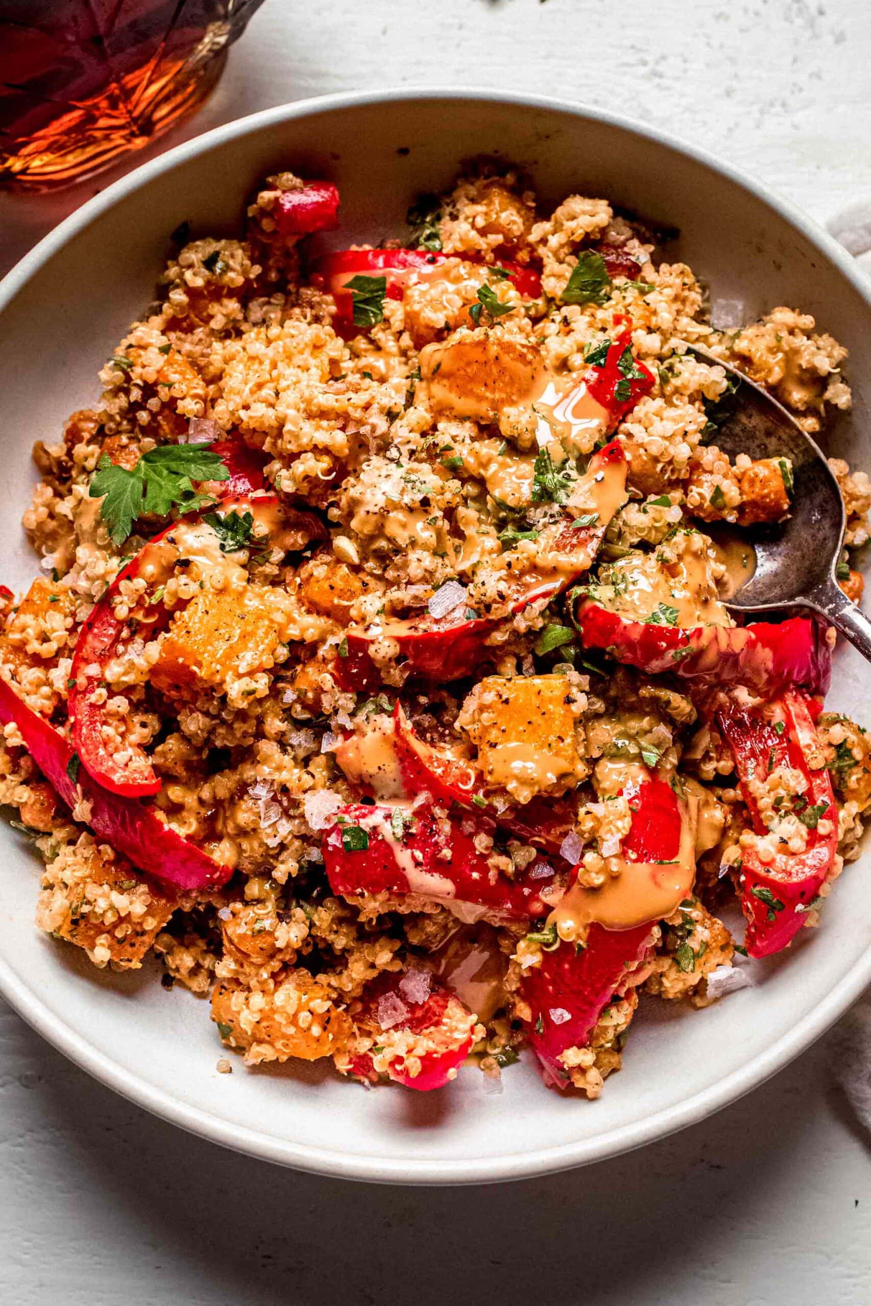 Roasted Squash Salad with Crispy Chickpeas