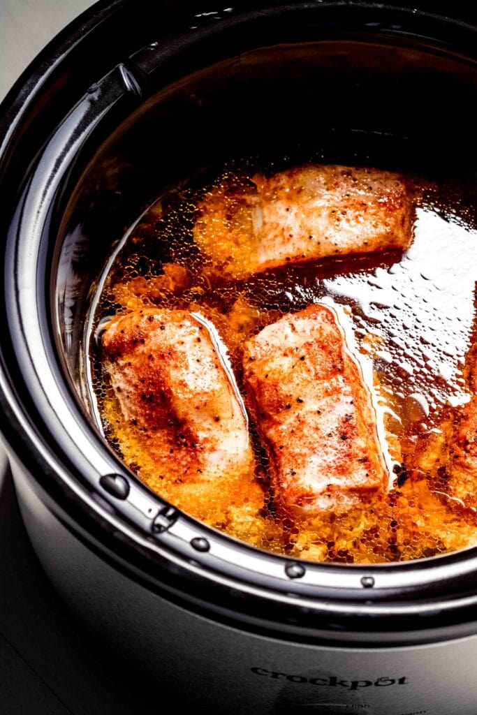 Slow Cooker Pork Chops (Juicy + Tender with Gravy)