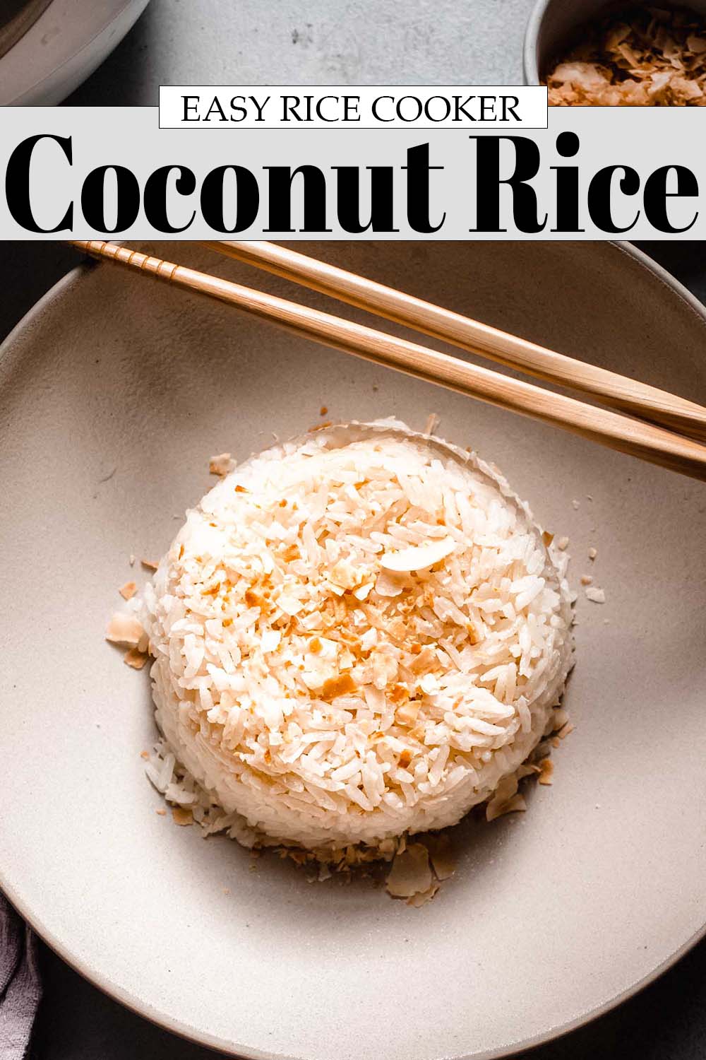 Easy Coconut Rice Recipe (Made in a Rice Cooker)